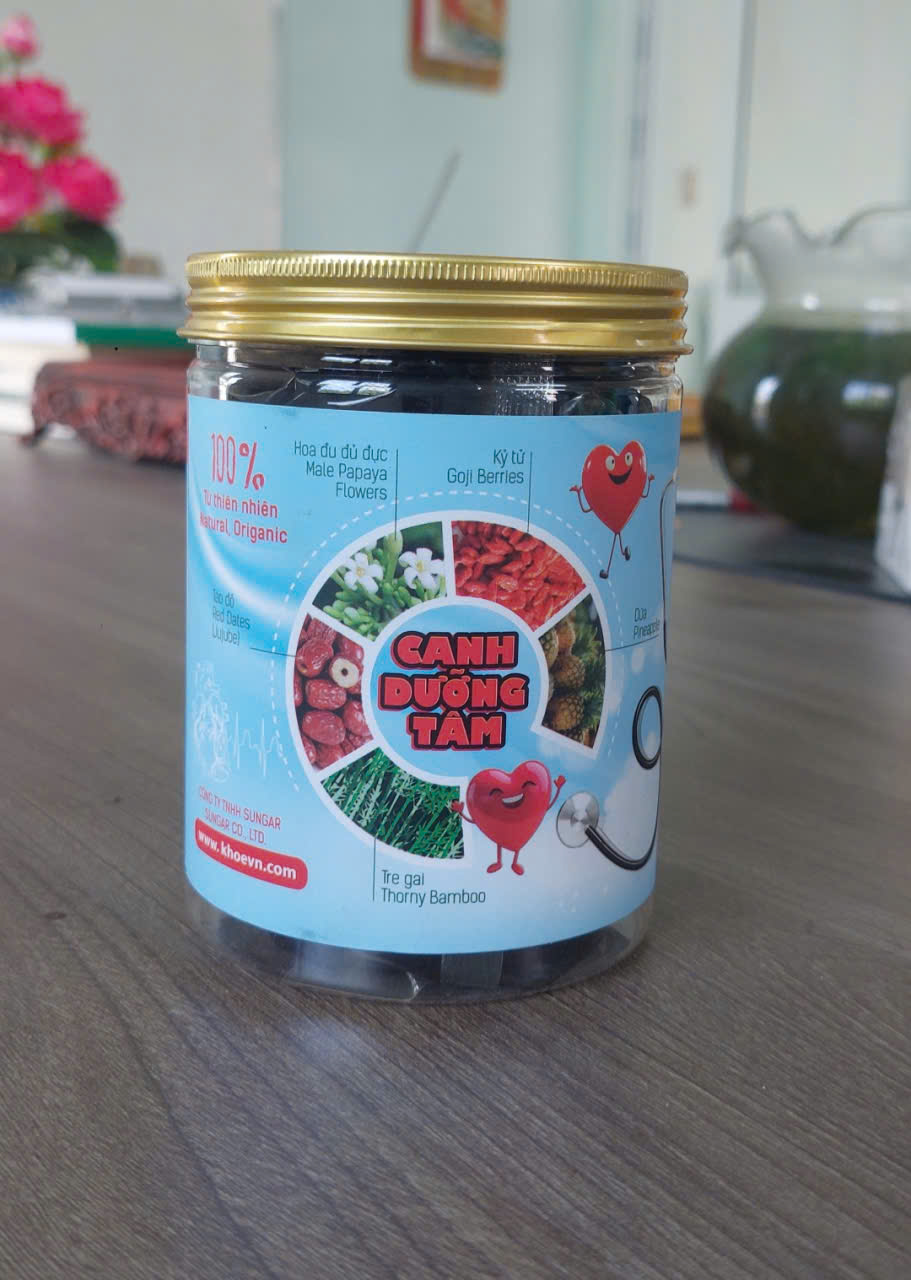Hũ Canh Dưỡng Tâm chụp thực tế